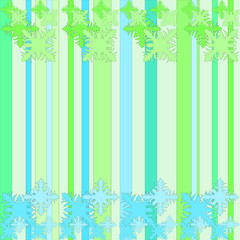 green and blue floral pattern