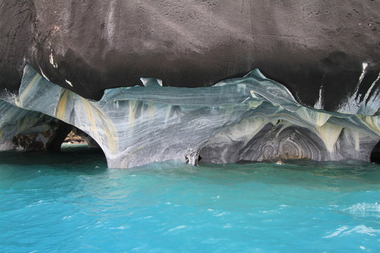 Gesteinsformen Am Lago General Carrera (Chile)