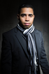 portrait hispanic businessman