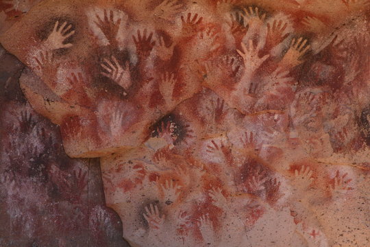 Cueva de los manos nahe Perito Moreno (Argentinien)