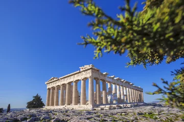 Foto auf Acrylglas Acropolis with Parthenon temple in Athens, Greece © Tomas Marek