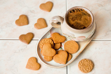 Coffee and cookies.
