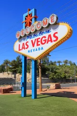Foto op Canvas Welkom bij Fabulous Las Vegas-bord, Nevada © donyanedomam
