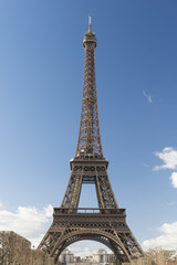 Fototapeta na wymiar Eiffel Tower, Paris, France. Top Europe Destination