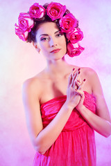 Naklejka premium spring romance