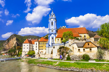 Durnstein near Vienna, lower Austria, pictoial Wachau valley