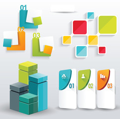 Modern infographics set. Diagram and Time Line design.