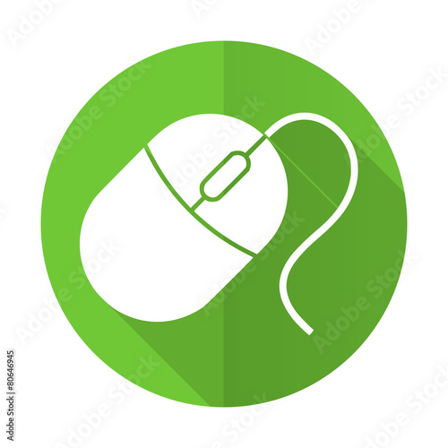 mouse green flat icon" Stock photo and royaltyfree images on