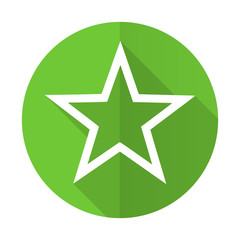 star green flat icon