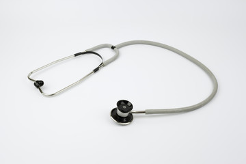 Stethoscope on white background