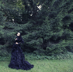 Dark Queen in park