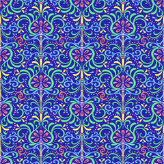 Pattern Oriental Flowers