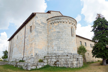 Church of St Peters of Alba Fucens, Abruzzo Italy