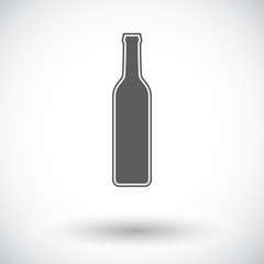 Wine flat icon