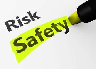 Risk Vs Safety Choice Concept