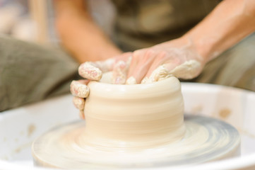 hands of a potter