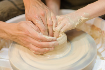 hands of a potter
