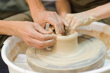 hands of a potter