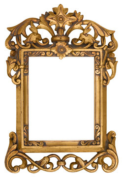 Ribbon Bow Crown Gold Picture Frame