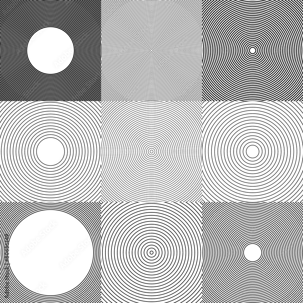 Poster abstract circle elements, backgrounds.