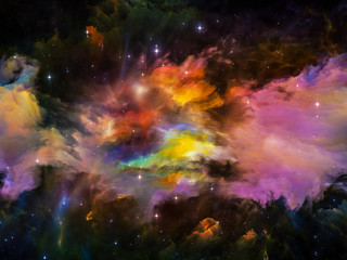 Fototapeta na wymiar Nebula Abstraction