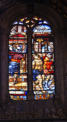 Christ Soldiers Stained Glass Salamanca New Cathedral Spain