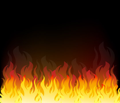 Vector Illustration of Fire Elements