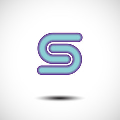 Abstract Letter S Icon