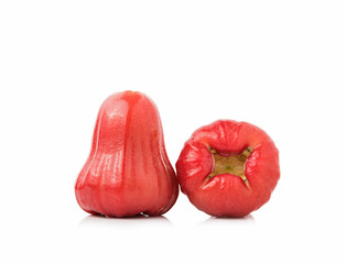 Rose apple isolated on white background