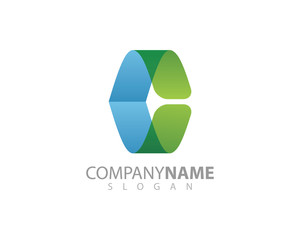 Abstract logo - ribbons logo 3