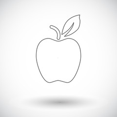Apple flat icon