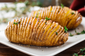 Hasselback potatoes
