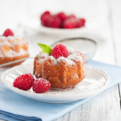 Raspberry muffins