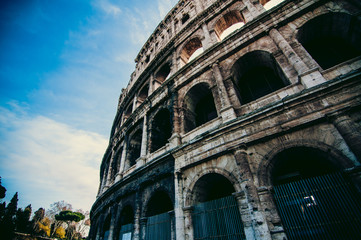 Scorcio del Colosseo a Roma
