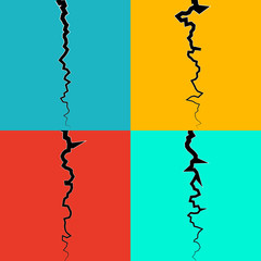 Earth Crack vector