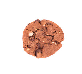 Brown chocolate biscuits