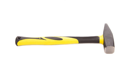Yellow work hammer.