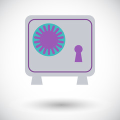 Bank safe icon.