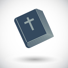 Obraz premium Bible single icon.