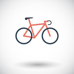 Obraz premium Bicycle icon.