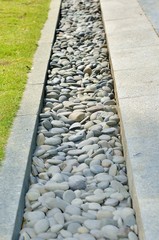 Path of stones polished by sea