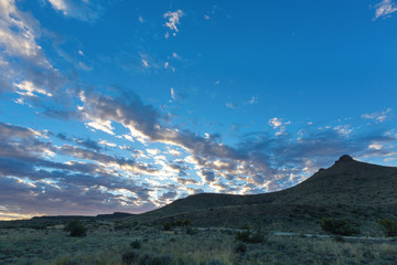 Clouds at sunrise in the Karoo