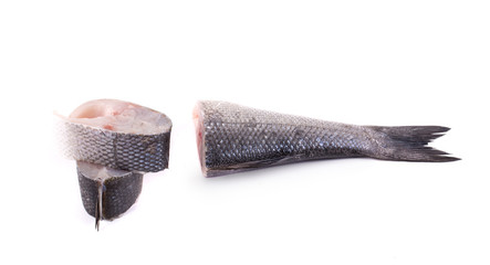 Fillet of fresh raw fish