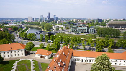 Panorama of Vilnius