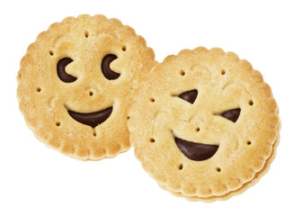 Kekse mit Smileys