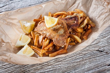 Fish and Chips.