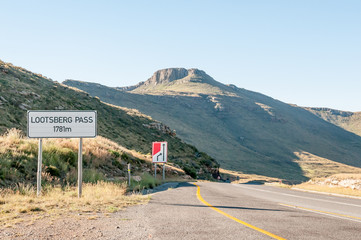 Lootsberg Pass between Graaff Reinet and Middelburg in South Afr