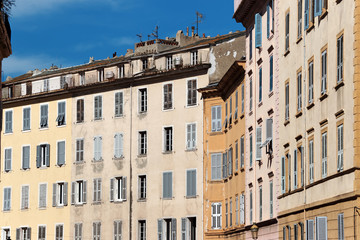 Fototapeta na wymiar Immeubles de Bastia