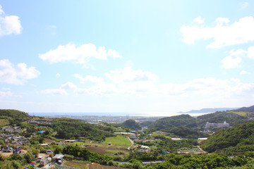 沖縄県中頭郡西原町　街並み