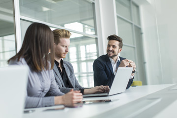 Young people in the office